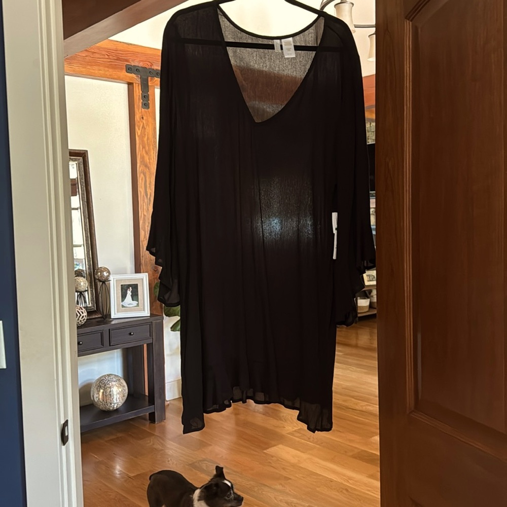 Anne Cole sheer swim cover up